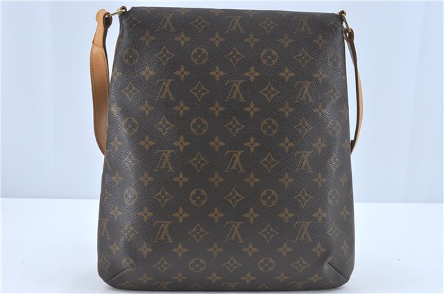 Authentic Louis Vuitton Monogram Musette Shoulder Cross Body Bag M51256 LV J1804