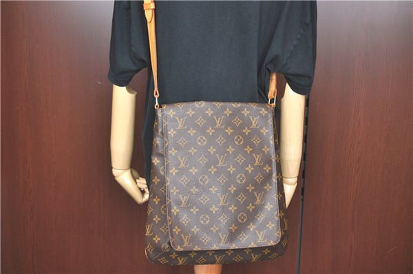 Authentic Louis Vuitton Monogram Musette Shoulder Cross Body Bag M51256 LV J1804