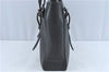 Authentic BURBERRY Vintage Shoulder Tote Bag Leather Black J1805