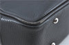 Authentic BURBERRY Vintage Shoulder Tote Bag Leather Black J1805