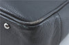 Authentic BURBERRY Vintage Shoulder Tote Bag Leather Black J1805