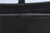 Authentic BURBERRY Vintage Shoulder Tote Bag Leather Black J1805