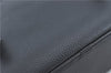 Authentic BURBERRY Vintage Shoulder Tote Bag Leather Black J1805