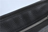 Authentic BURBERRY Vintage Shoulder Tote Bag Leather Black J1805