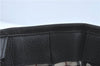 Authentic BURBERRY Vintage Shoulder Tote Bag Leather Black J1805