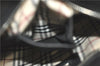 Authentic BURBERRY Vintage Shoulder Tote Bag Leather Black J1805