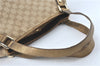Authentic GUCCI Abbey Shoulder Tote Bag GG Canvas Leather 130736 Beige J1808