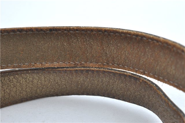 Authentic GUCCI Abbey Shoulder Tote Bag GG Canvas Leather 130736 Beige J1808