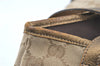 Authentic GUCCI Abbey Shoulder Tote Bag GG Canvas Leather 130736 Beige J1808