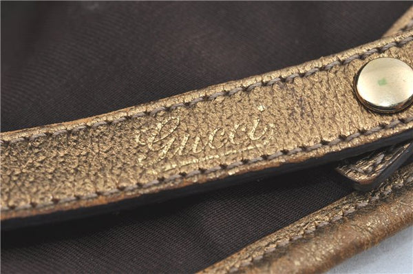 Authentic GUCCI Abbey Shoulder Tote Bag GG Canvas Leather 130736 Beige J1808