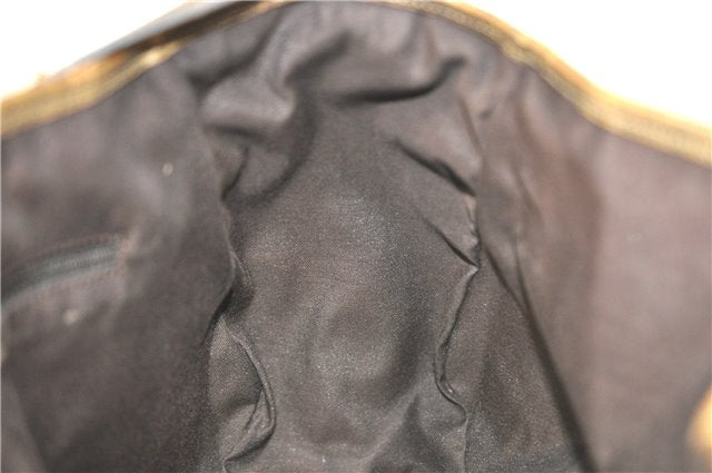 Authentic GUCCI Abbey Shoulder Tote Bag GG Canvas Leather 130736 Beige J1808