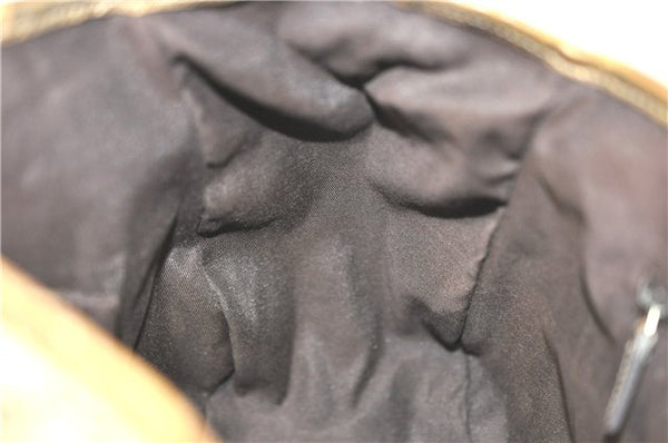 Authentic GUCCI Abbey Shoulder Tote Bag GG Canvas Leather 130736 Beige J1808