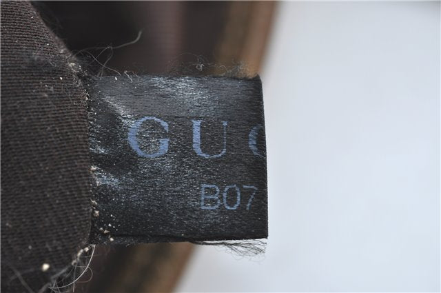 Authentic GUCCI Abbey Shoulder Tote Bag GG Canvas Leather 130736 Beige J1808