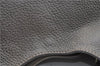 Authentic GUCCI Shoulder Tote Bag Purse Leather 218782 Gray J1810