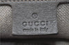 Authentic GUCCI Shoulder Tote Bag Purse Leather 218782 Gray J1810