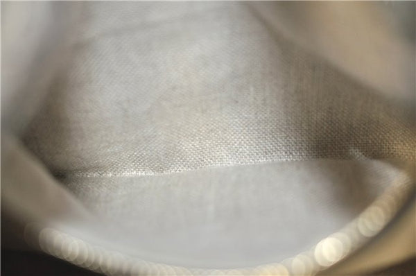 Authentic GUCCI Shoulder Tote Bag Purse Leather 218782 Gray J1810