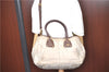 Authentic PRADA Nylon Leather 2Way Shoulder Cross Body Tote Bag Beige J1811