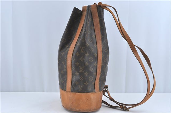 Authentic Louis Vuitton Monogram Randonnee GM Shoulder Bag M42244 LV J1812