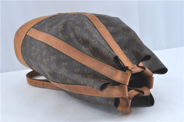 Authentic Louis Vuitton Monogram Randonnee GM Shoulder Bag M42244 LV J1812