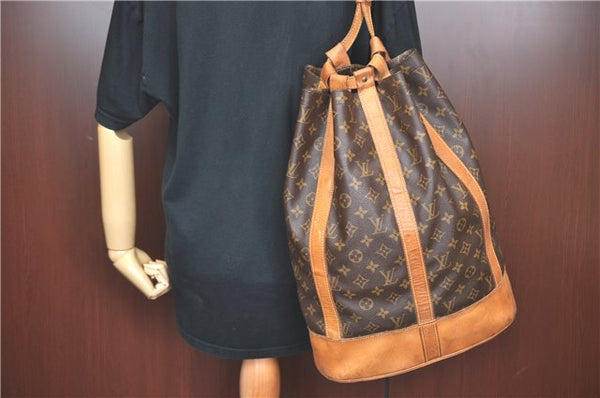 Authentic Louis Vuitton Monogram Randonnee GM Shoulder Bag M42244 LV J1812