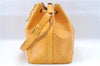 Authentic Louis Vuitton Epi Petit Noe Shoulder Bag Yellow M44109 LV J1813