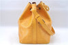 Authentic Louis Vuitton Epi Petit Noe Shoulder Bag Yellow M44109 LV J1813