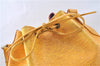 Authentic Louis Vuitton Epi Petit Noe Shoulder Bag Yellow M44109 LV J1813
