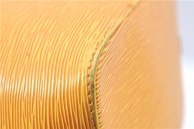 Authentic Louis Vuitton Epi Petit Noe Shoulder Bag Yellow M44109 LV J1813