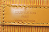 Authentic Louis Vuitton Epi Petit Noe Shoulder Bag Yellow M44109 LV J1813