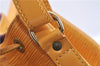 Authentic Louis Vuitton Epi Petit Noe Shoulder Bag Yellow M44109 LV J1813