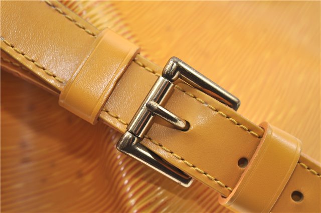 Authentic Louis Vuitton Epi Petit Noe Shoulder Bag Yellow M44109 LV J1813