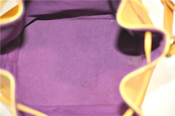 Authentic Louis Vuitton Epi Petit Noe Shoulder Bag Yellow M44109 LV J1813