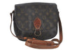 Auth Louis Vuitton Monogram Saint Cloud GM Shoulder Cross Bag M51242 LV J1815