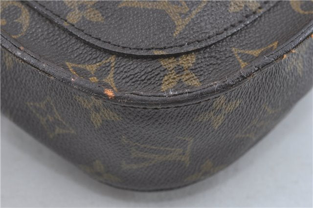 Auth Louis Vuitton Monogram Saint Cloud GM Shoulder Cross Bag M51242 LV J1815
