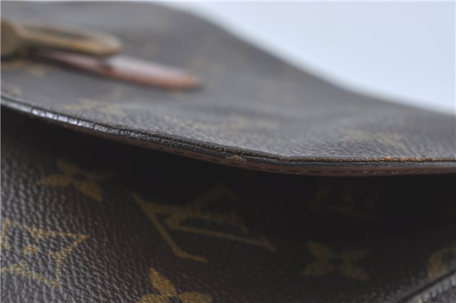 Auth Louis Vuitton Monogram Saint Cloud GM Shoulder Cross Bag M51242 LV J1815