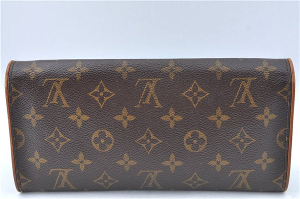 Authentic Louis Vuitton Monogram Pochette Twin GM Shoulder Bag M51852 LV J1818