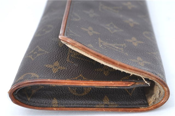 Authentic Louis Vuitton Monogram Pochette Twin GM Shoulder Bag M51852 LV J1818