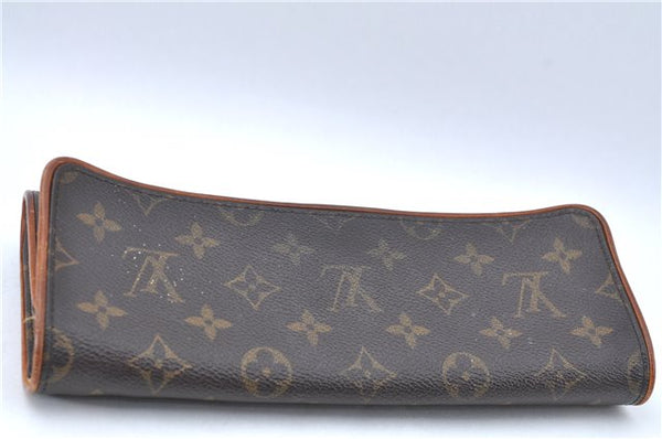 Authentic Louis Vuitton Monogram Pochette Twin GM Shoulder Bag M51852 LV J1818