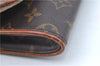 Authentic Louis Vuitton Monogram Pochette Twin GM Shoulder Bag M51852 LV J1818