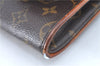 Authentic Louis Vuitton Monogram Pochette Twin GM Shoulder Bag M51852 LV J1818