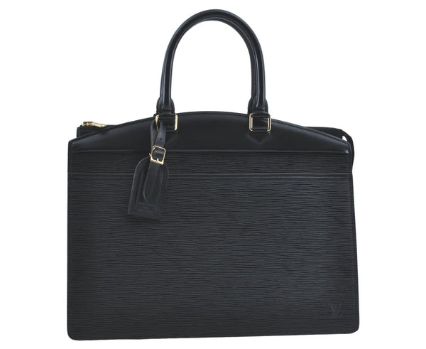 Authentic Louis Vuitton Epi Riviera Hand Bag Black M48182 LV J1819
