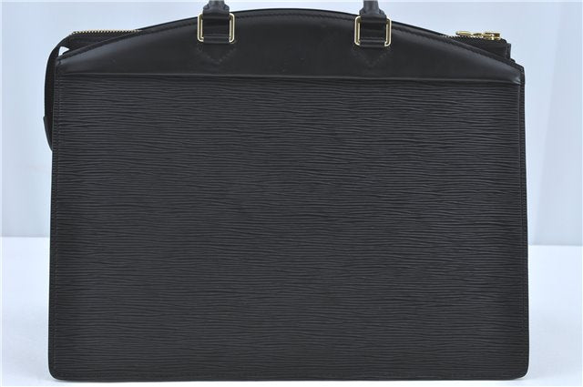Authentic Louis Vuitton Epi Riviera Hand Bag Black M48182 LV J1819