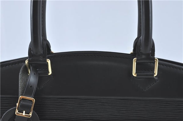 Authentic Louis Vuitton Epi Riviera Hand Bag Black M48182 LV J1819
