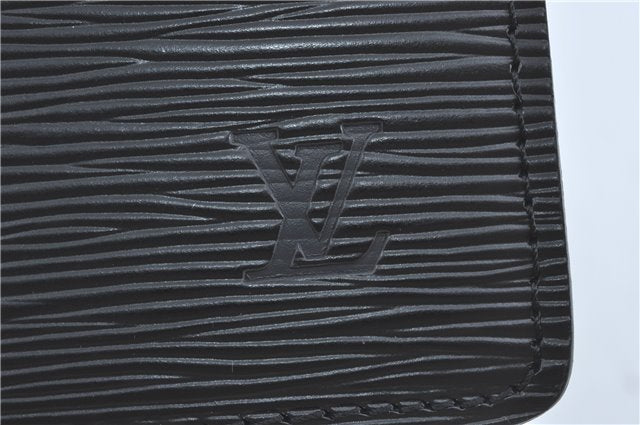 Authentic Louis Vuitton Epi Riviera Hand Bag Black M48182 LV J1819