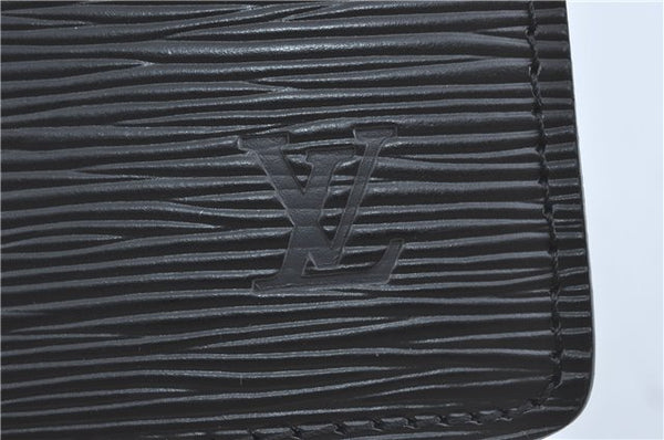 Authentic Louis Vuitton Epi Riviera Hand Bag Black M48182 LV J1819