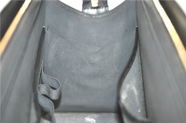 Authentic Louis Vuitton Epi Riviera Hand Bag Black M48182 LV J1819