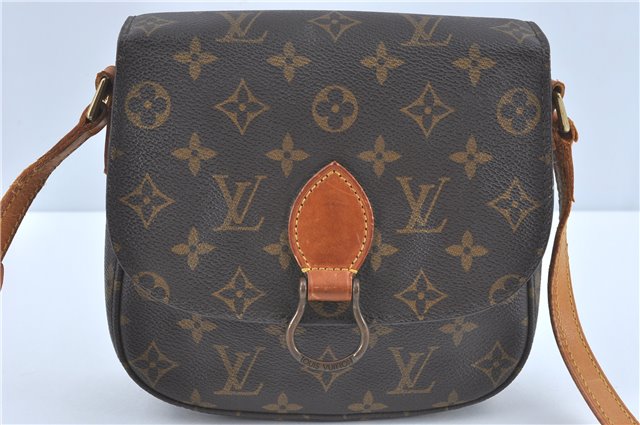 Auth Louis Vuitton Monogram Saint Cloud MM Shoulder Cross Bag M51243 LV J1820