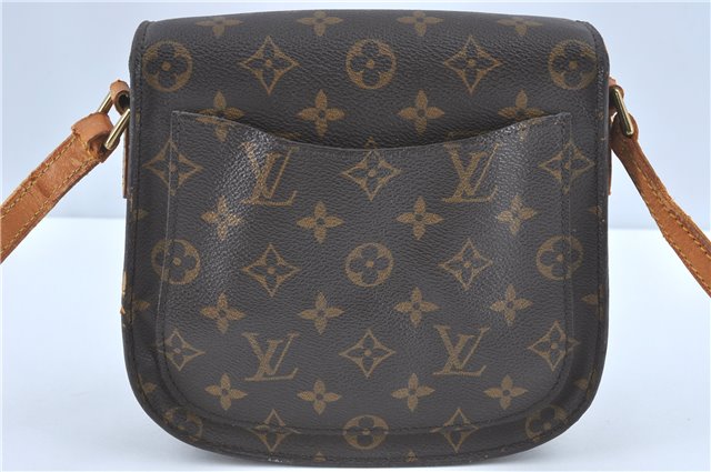 Auth Louis Vuitton Monogram Saint Cloud MM Shoulder Cross Bag M51243 LV J1820