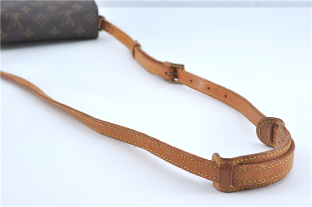 Auth Louis Vuitton Monogram Saint Cloud MM Shoulder Cross Bag M51243 LV J1820