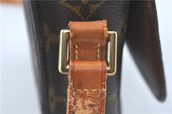 Auth Louis Vuitton Monogram Saint Cloud MM Shoulder Cross Bag M51243 LV J1820